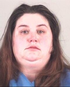 Kaitlyn Rose Laura's mugshot. 