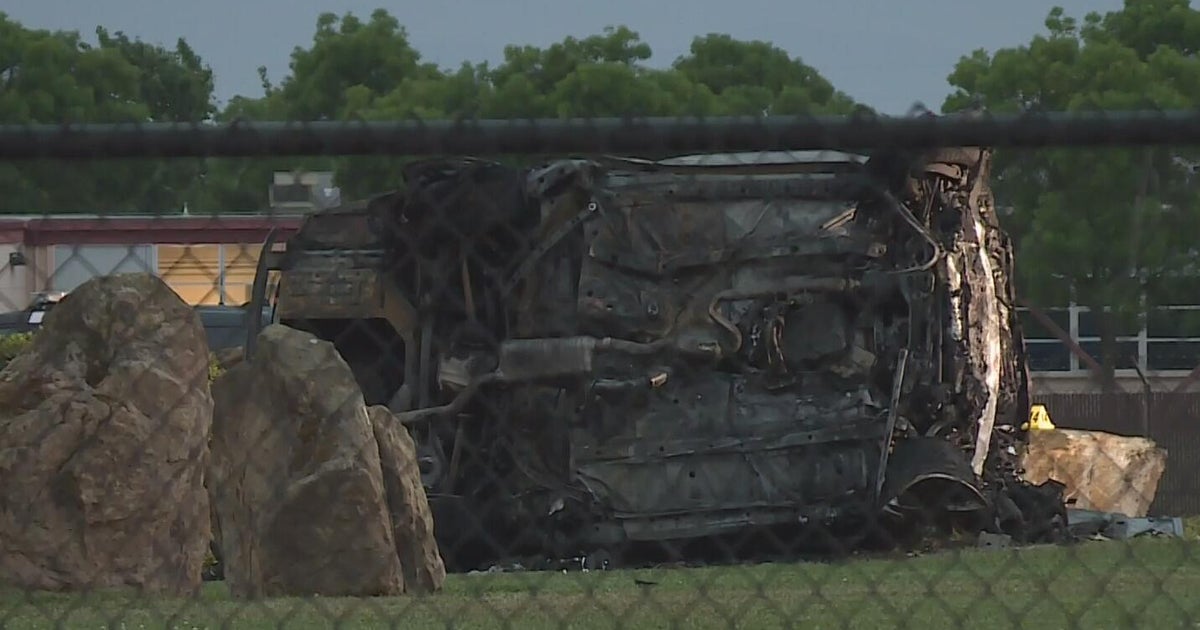 2 killed in fiery crash at Travis Air Force Base gate identified - CBS ...