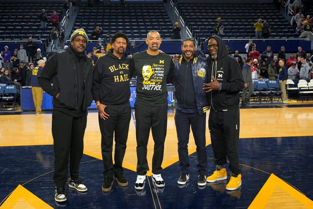 NCAA Michigan Fab Five Reunion Basketball 