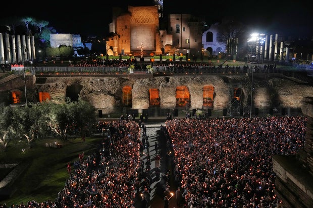 Italy Pope Good Friday 
