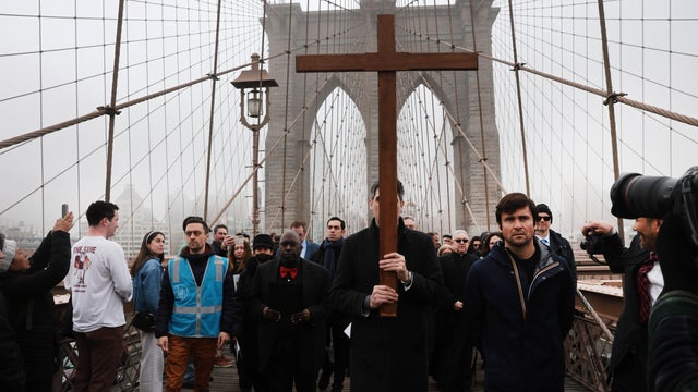 Catholics Hold Way Of Cross Processions In New York On Good Friday 