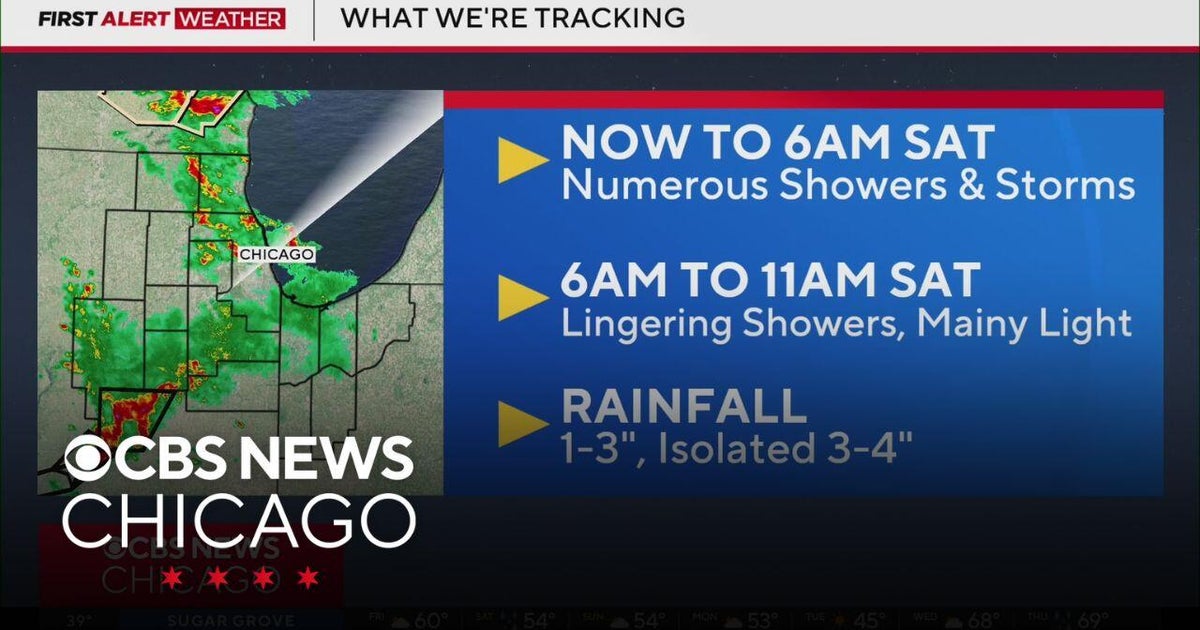 Chicago weather: Heavy downpours overnight could cause flooding - CBS ...