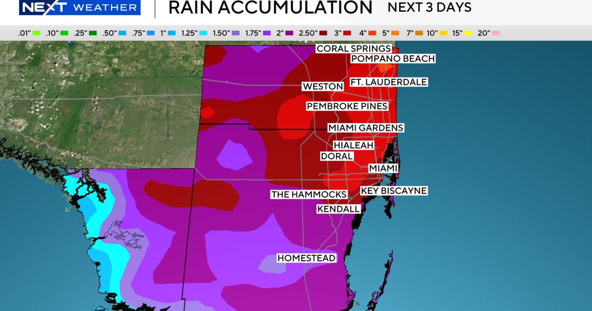 Heavy rain could lead to flash flooding in South Florida later this week
