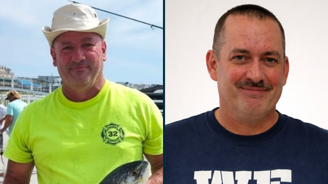 Chief Jeffory Buck (left) and Asst. Chief Robert Shick Jr. (right) 
