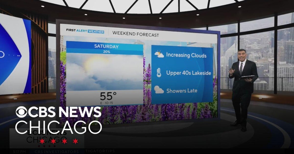 Chicago weather: Cool and cloudy Saturday, showers late - CBS Chicago