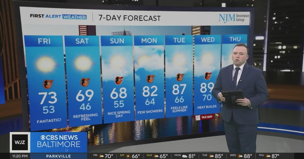 Beautiful weekend weather expected in Maryland after cold temps - CBS ...