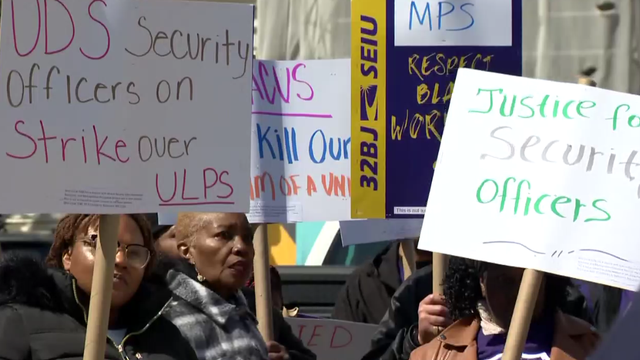 Baltimore Security Officers Strike 