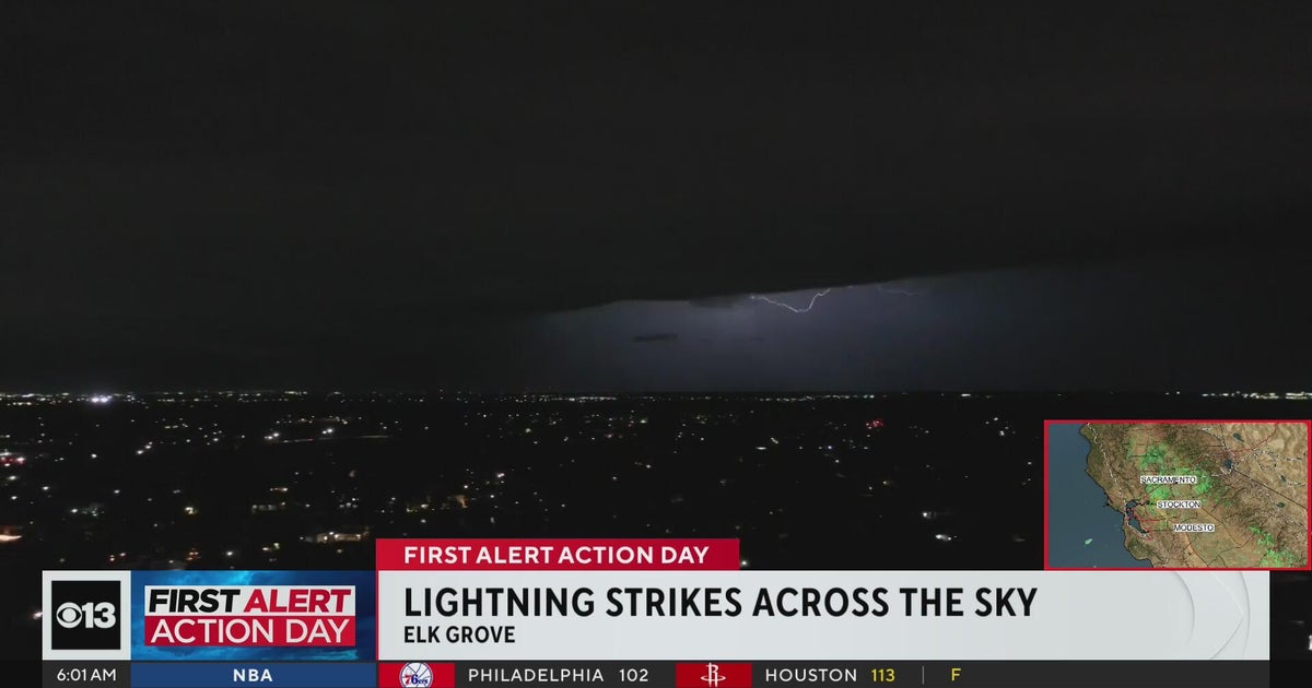 NorCal spring storm brings lightning in Sacramento
