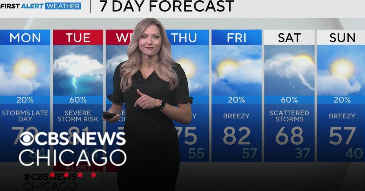 Severe storms this week for Chicago area - CBS Chicago
