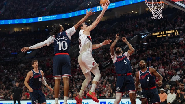 Clippers Blazers Basketball 