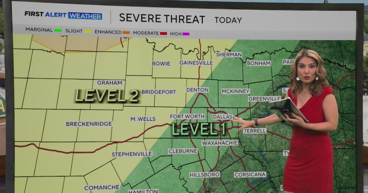 Storm chances rise in North Texas. Here's what you need to know - CBS Texas