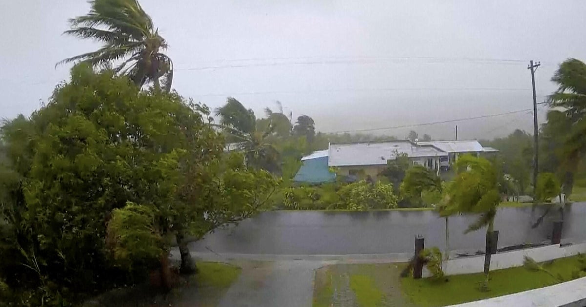 Watch: Typhoon Sinlaku pummels Pacific islands with dangerous winds, heavy rain