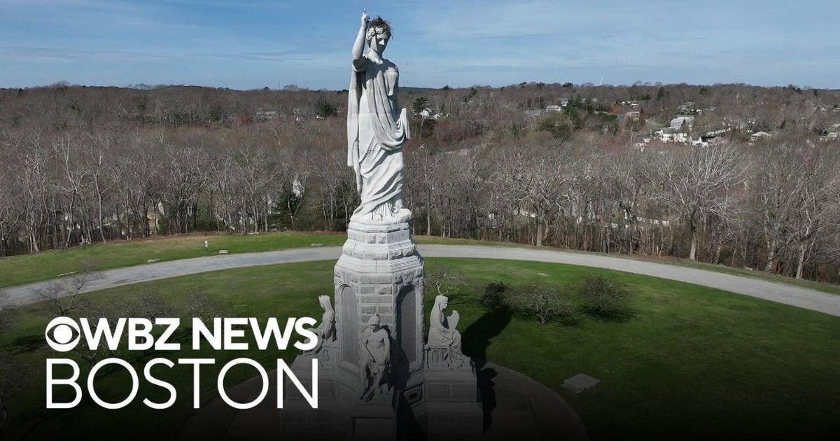 National Monument to the Forefathers a "hidden giant" in Plymouth - CBS Boston