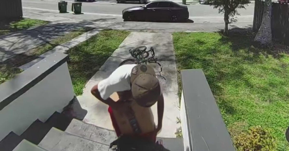 Porch pirate caught on camera repeatedly stealing packages in Miami’s Liberty City neighborhood