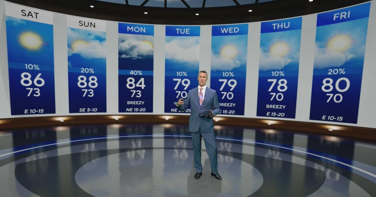 Breeze continues to move through South Florida as temperatures continue to be warm for spring