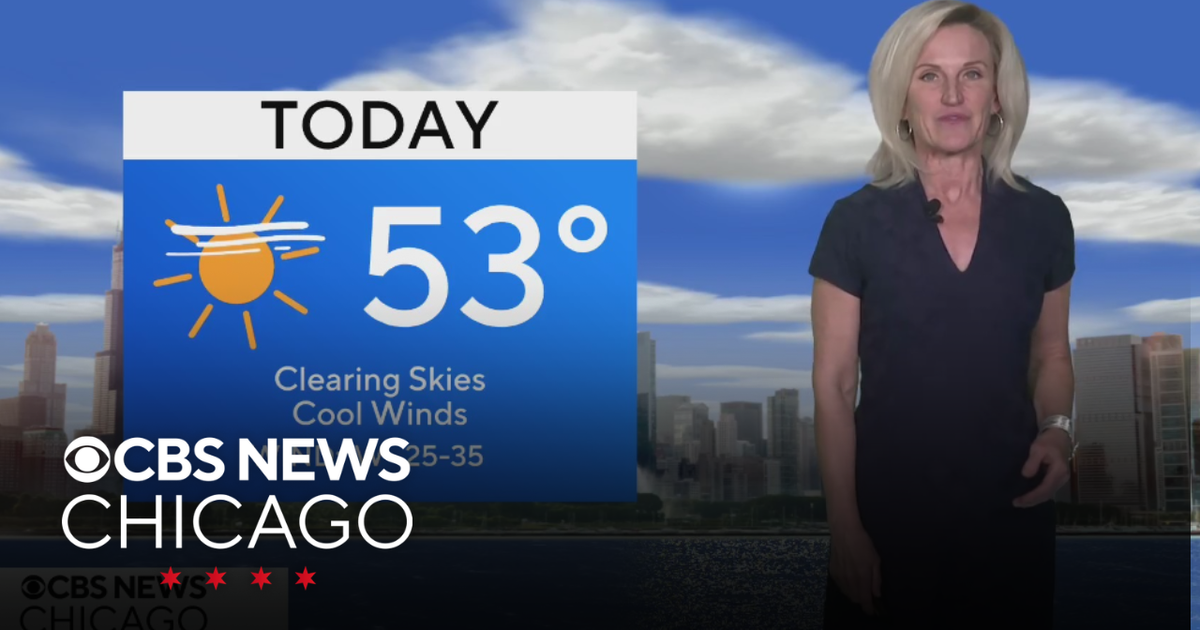 Highs in the 50s on Saturday - CBS Chicago