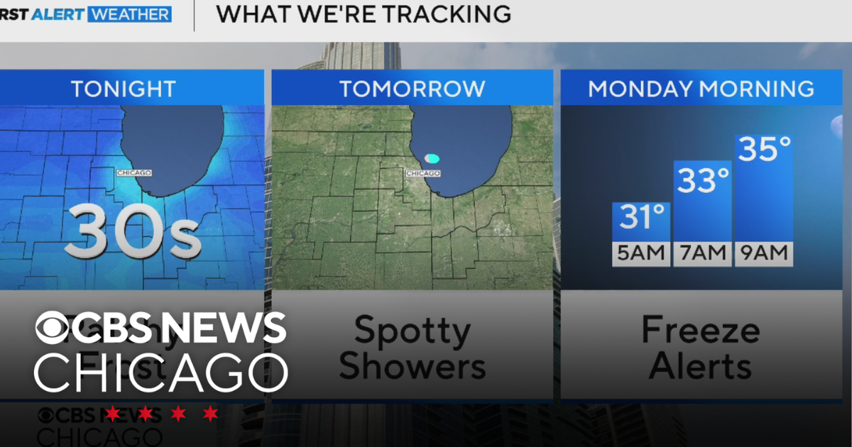 Frost advisory in effect on Saturday night - CBS Chicago