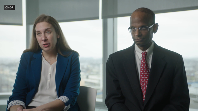 Doctors Rebecca Ahrens-Nicklas and Kiran Musunuru 