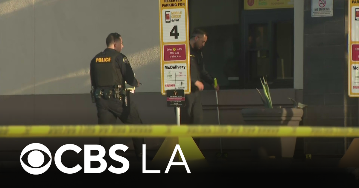 Police investigating shooting at Long Beach McDonald's - CBS Los Angeles