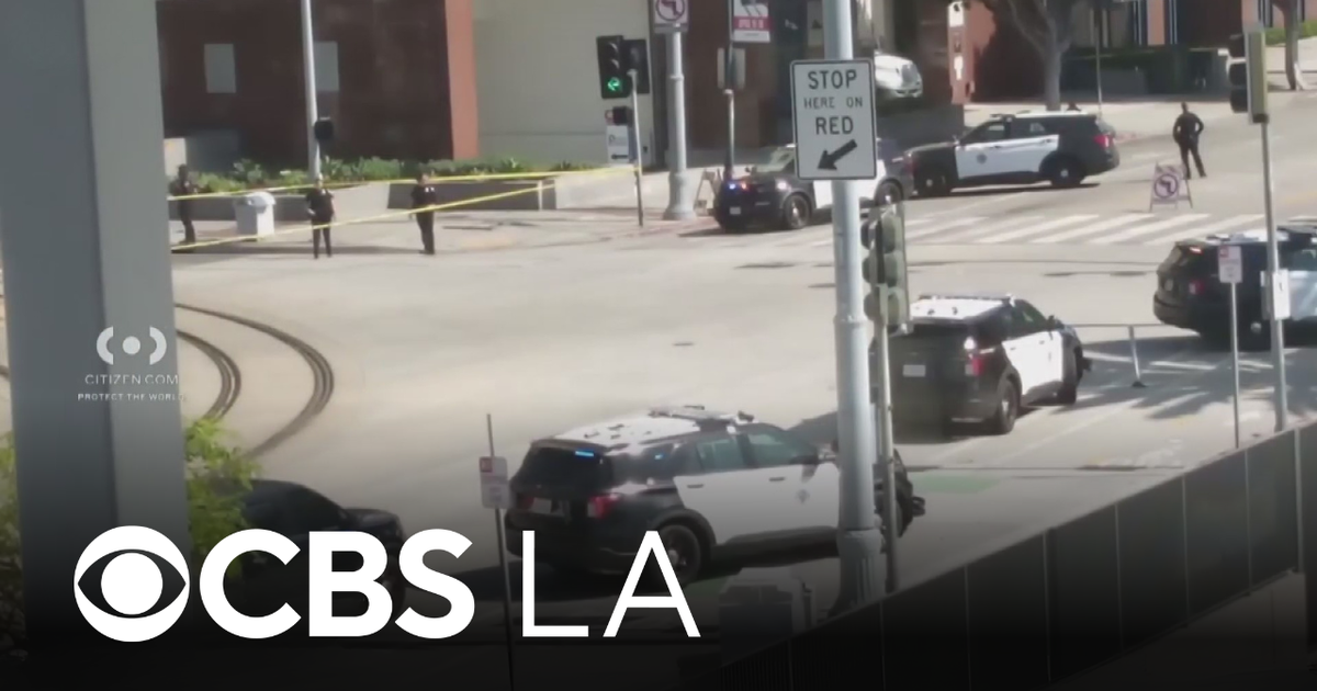 Long Beach police officer survives stabbing; man arrested - CBS Los Angeles