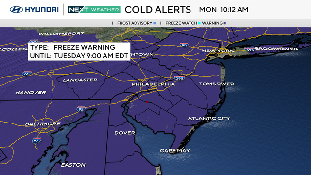 Freeze warning tonight 