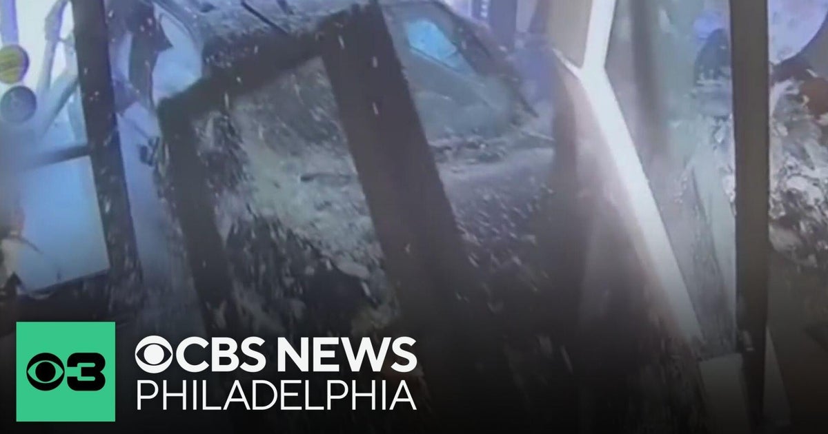 5 sent to hospital after driver intentionally crashes into Northeast Philadelphia police station