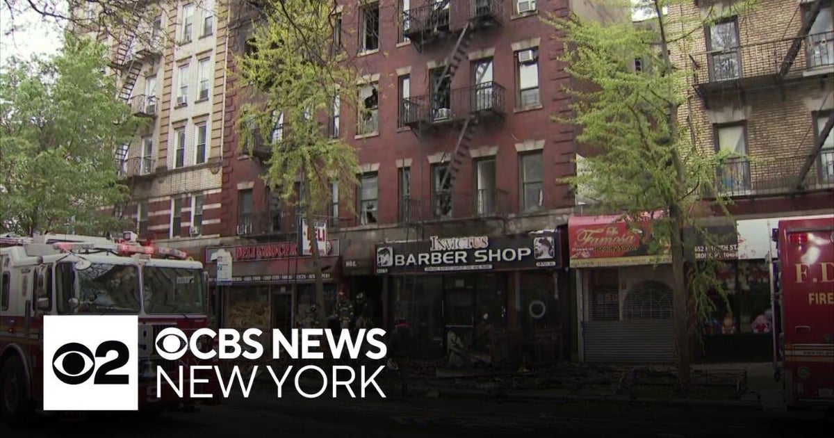 About 80 displaced by deadly Bronx apartment building fire - CBS New York