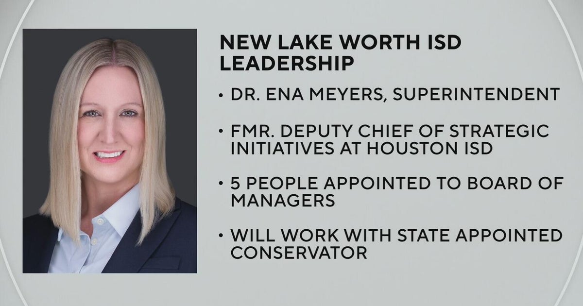 TEA names news Lake Worth ISD superintendent amid state takeover - CBS ...