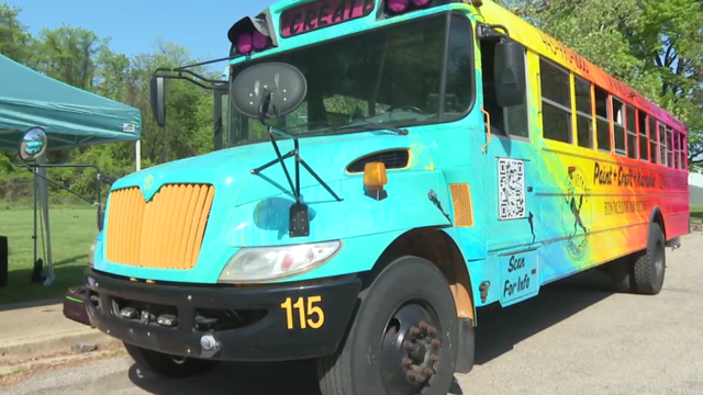 Creative Chaos Studios Bus in Baltimore 