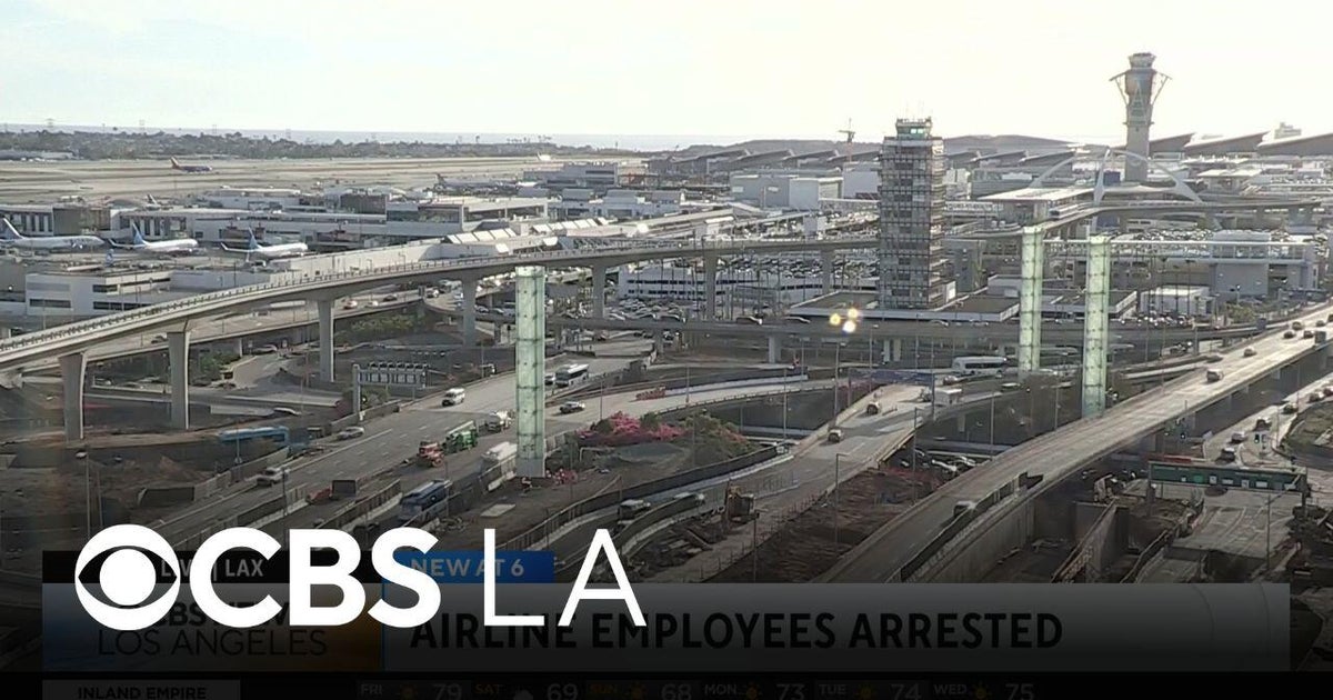 2 LAX employees arrested for allegedly smuggling drugs - CBS Los Angeles