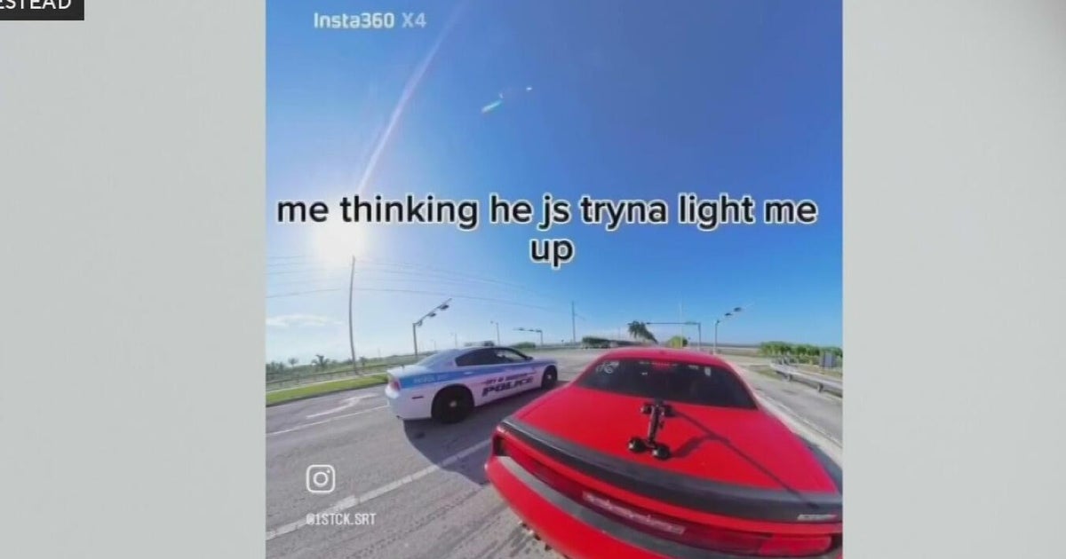 Video shows Homestead police cruiser involved in drag race