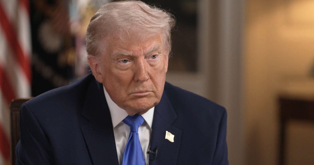 Read the full transcript of 60 Minutes’ interview with President Trump