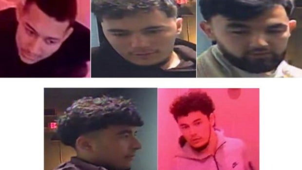 Chinatown robbery and rape, 5 suspects wanted 