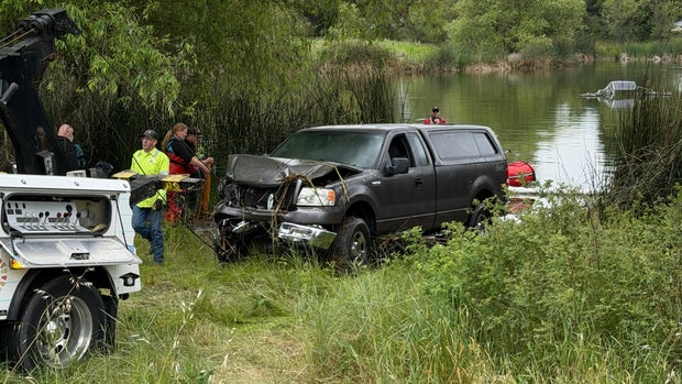 Santa Rosa pond DUI crash truck recovery 