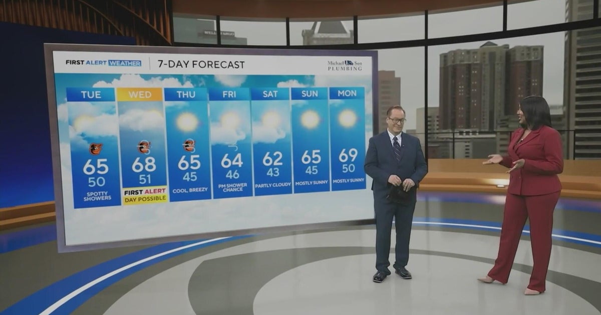 Light rain in Maryland Tuesday before possible Alert Day storms ...
