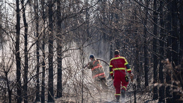 Wildfires Burn In Drought-Stricken Georgia 