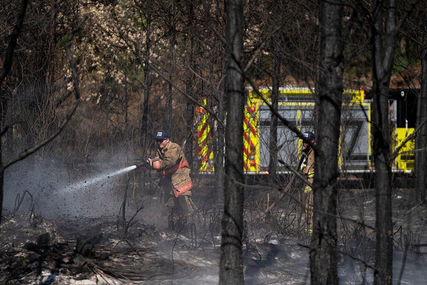 Wildfires Burn In Drought-Stricken Georgia