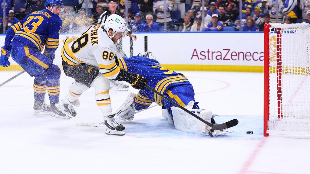 Pastrnak scores in OT and Bruins avoid elimination with 2-1 win over Sabres
