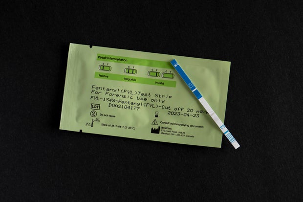 Fentanyl test strip. Fentanyl test strips are a low-cost method of helping prevent drug overdoses 