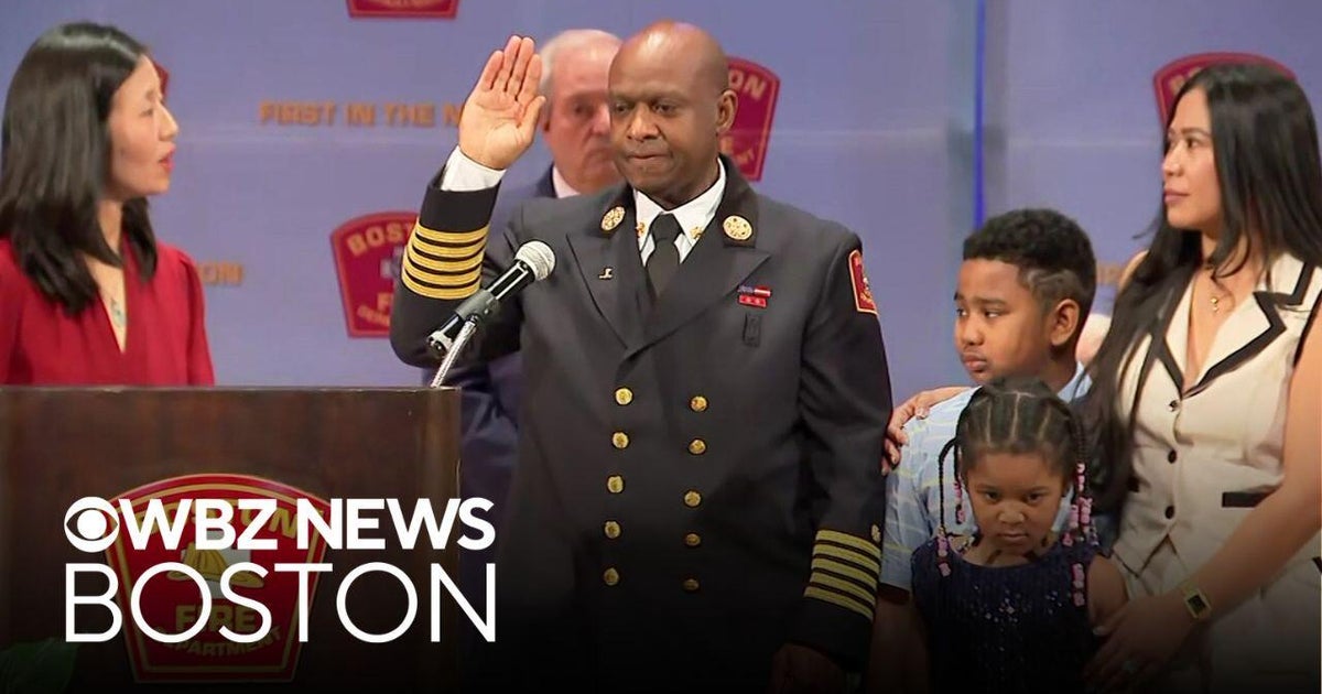 Rodney Marshall sworn in as Commissioner of Boston Fire Department ...