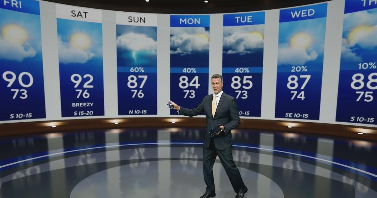 Temperatures in South Florida are set to heat up, with rain chances low until Sunday