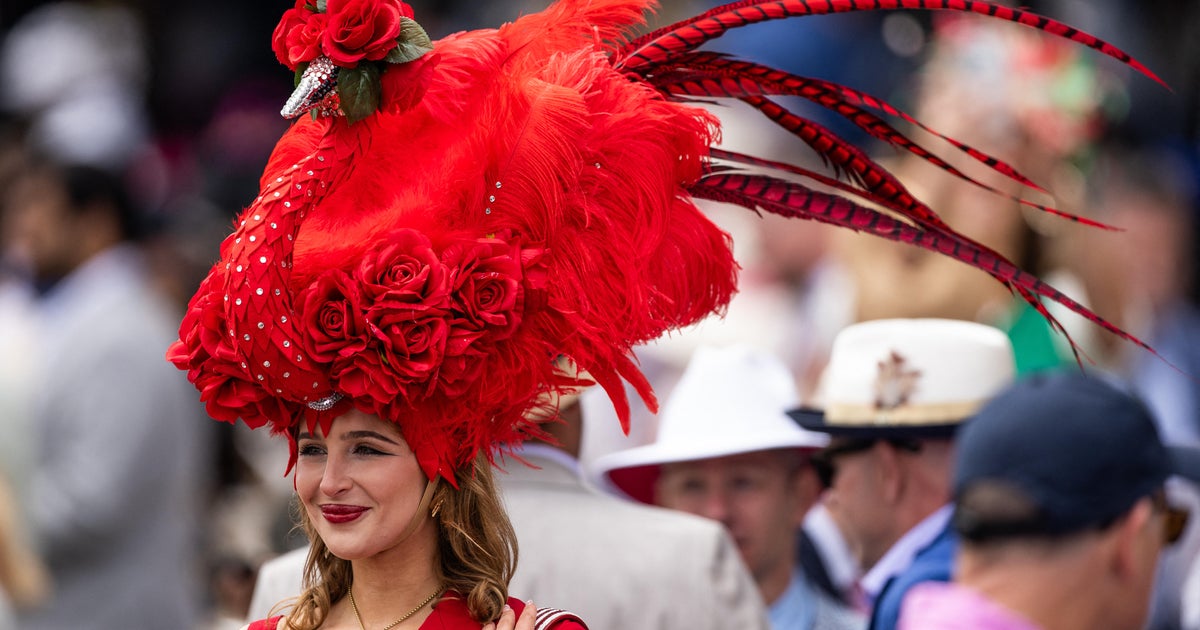 Kentucky Derby brings eye-catching looks, from statement hats to standout suits