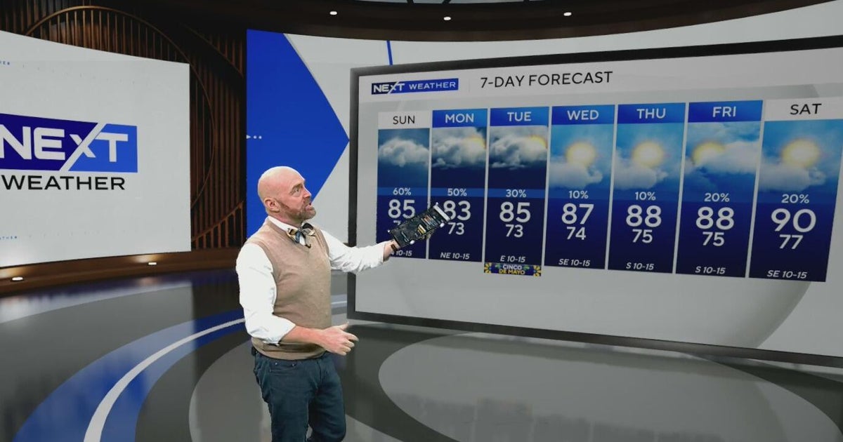 Hot Saturday in South Florida but prepare for rain chances in the next couple of days