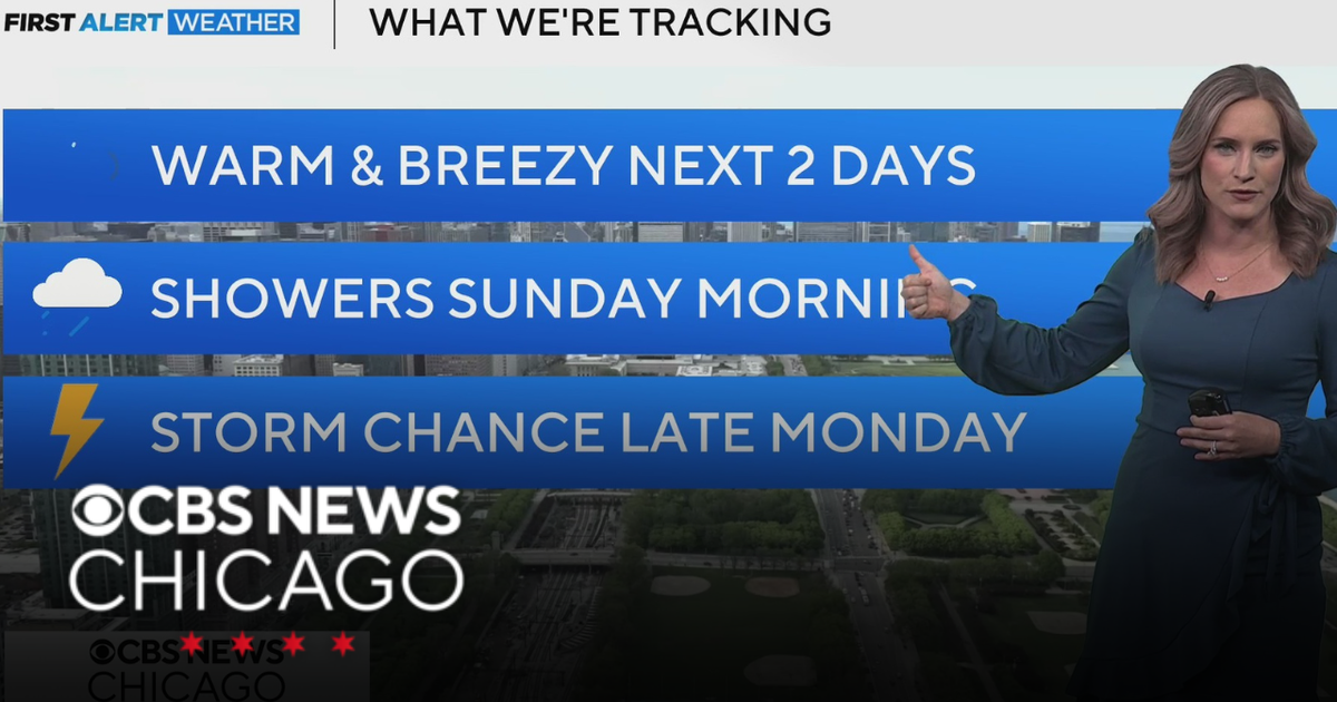 Warmer day ahead for Sunday in Chicago - CBS Chicago