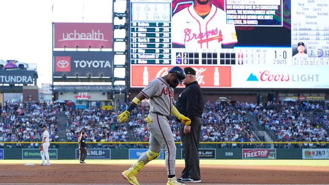 Braves Rockies Baseball 