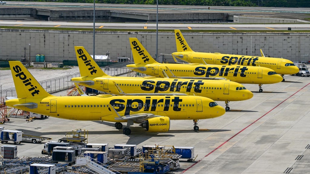 Job fair for Spirit Airlines employees being held at Miami International Airport on Thursday