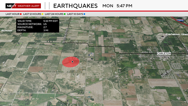 Monroe County earthquake 