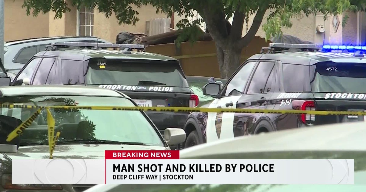 Stockton police shoot, kill suspect - CBS Sacramento