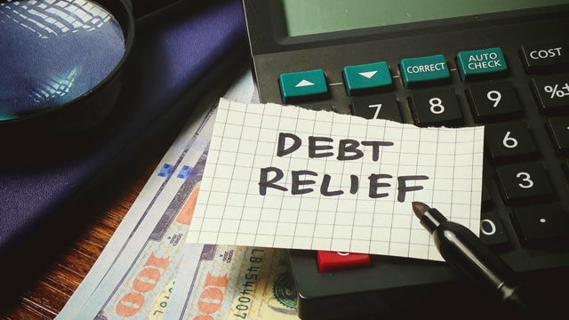 Financial Debt Relief: Calculator and Money Used for Managing Financial Burden 