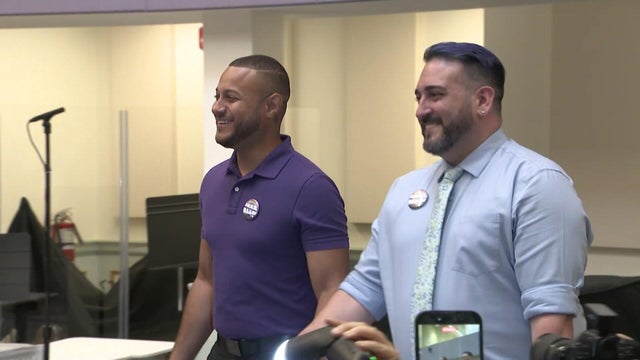 Allan Michael Marrero (left) and husband Matthew Marrero (right) 